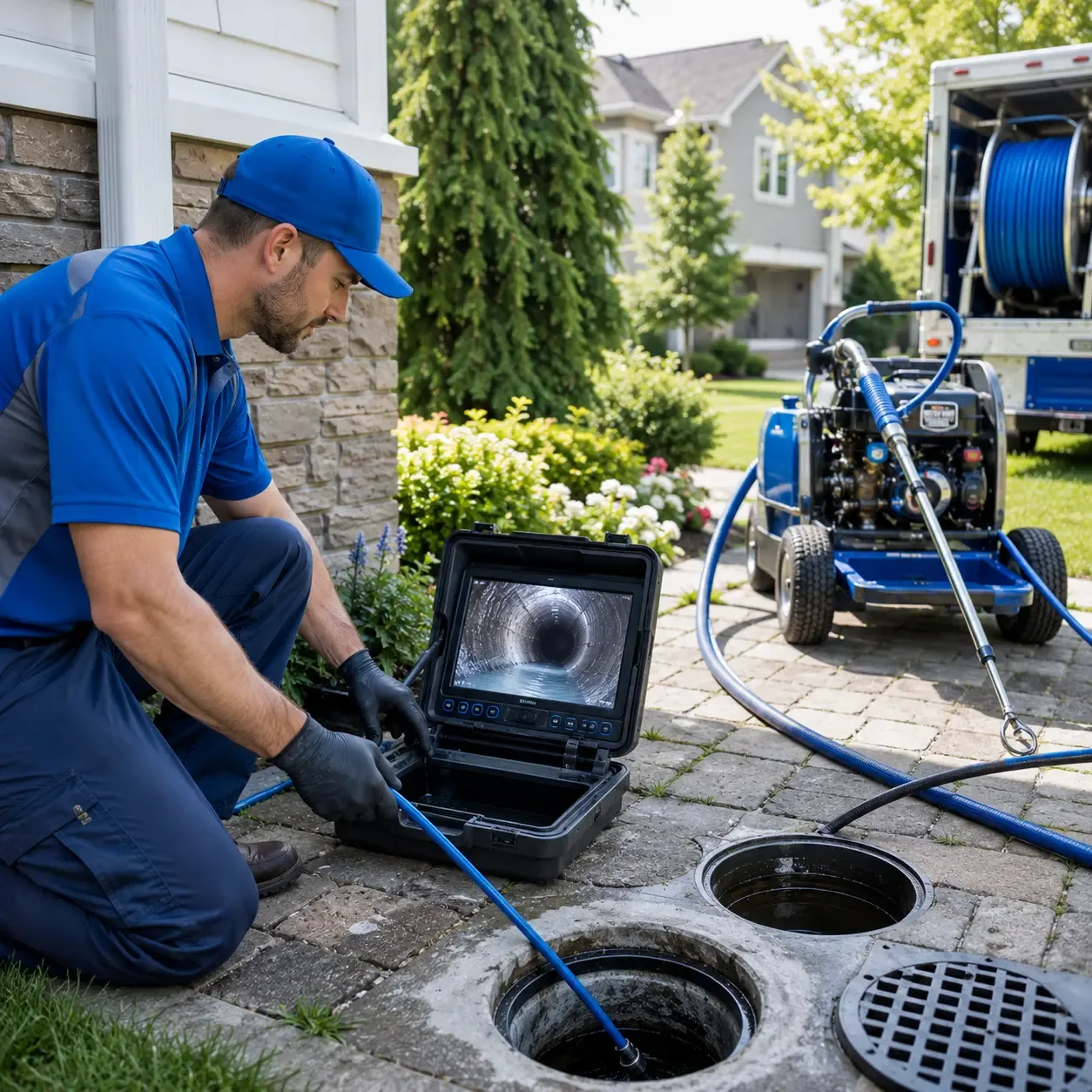 Outdoor drain cleaning professionals serving Blanch, NC